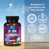 B Complex Vitamins with B1 B2 B3 B6 B12 C & Folic Acid, 60 Vegan Capsules for Energy, Brain & Immune Support
