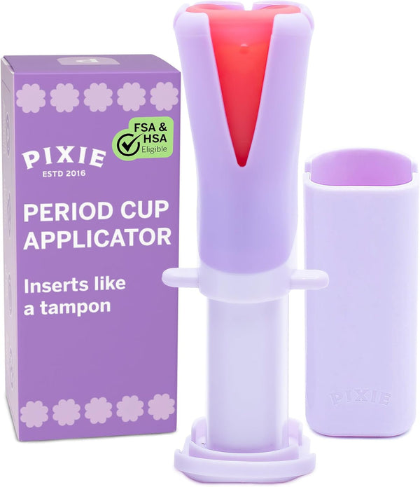 Pixie Menstrual Cup Applicator - Inserts Like A Tampon - Every Woman