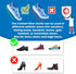 Carbon Fiber Insoles, Rigid Shoe Insert 1 Pair for Pain Relief & Injury, Turf Toe, Foot Fractures, Men's 9-9.5