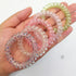 Traceless Spiral Hair Ties, 20 Pieces, No Crease, Transparent, Mixed Color, Phone Cord Hair Bands