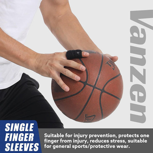 Finger Splints, 2PCS Finger Buddy Straps, Compression Wraps for Sport Basketball Tennis and Volleyball (Black)