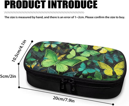 Butterfly Diabetic Supplies Travel Case for Testing Kit, Glucose Meter Storage for Insulin Pens, Test Strips, Medication