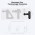 Mini Massage Gun, Powerful Fascial Gun Portable Deep Tissue Percussion Muscle Massager for Pain Relief with 4 Heads