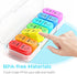 Weekly Pill Organizer 2 Times a Day - AM PM with 7 Daily Color-Coded Cases for Vitamins, Medicine, & Supplements