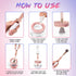 Makeup Brush Cleaner Machine, Super Fast Automatic Brush Cleaner and Dryer Tool for Most Makeup Brush Sizes