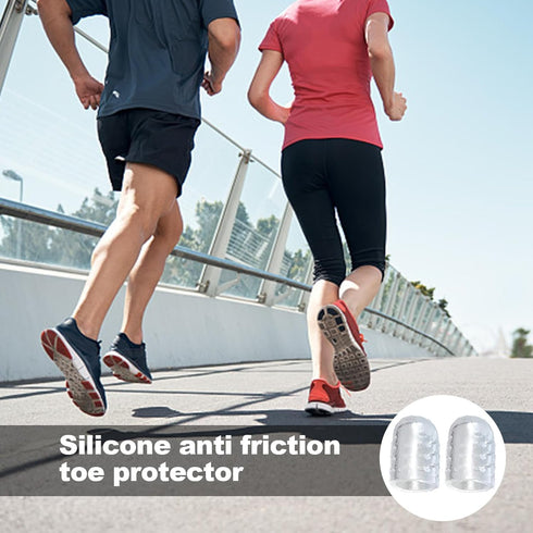 hautllaif 30 Silicone Anti-Friction Toe Protector, Pcs Gel Toe Protectors Breathable Toe Covers, Soft Clear Little Toe