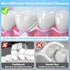 120Pcs Interdental Brushes - 360° Bendable Soft Bristles for Gum Braces Oral Teeth Cleaning Tool (Black, White)