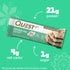 Quest Nutrition Peppermint Bark Protein Bar - 21g Protein, 4g Net Carb, 1g Sugar, Gluten Free, 12 Count