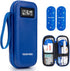 YOUSHARES Insulin Cooler Travel Case with Temperature Display, Refrigerated Medicine Case with 2 TSA Approved Ice