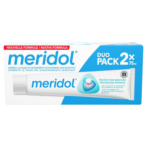 Meridol GENCIVES IRRITEES Dentifrice Pack Double (2 x 75 ml)