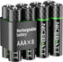 NICEBATT Rechargeable AAA Batteries 1100mAh, Premium NiMH Triple A Battery Low Self Discharge