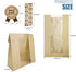 ZHJISHGUO 30 Packaging Pcs Bread Bags with Window - Large Kraft Paper Bakery Bags for Homemade Bread, Sourdough