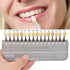 16 Colors Teeth Whitening Shade Guide, Porcelain Tooth Bleaching Shade Chart for Professional or Household Care