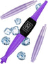 Premium Ice Pipe Hookah Hose - Purple Ice Hookah Set with 2 Reinforced Cooling Packs & Soft Grip - Hookah Mouthpiece
