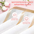 25 Sheets Flower Wrapping Paper - White Waterproof Floral Paper for Gift Box Packaging and DIY Crafts