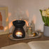 Set 2, ComSaf Essential Oil Burner Wax Melt Burners of Aromatherapy Aroma Burner Ceramic Oil Diffuser Candle Tealight