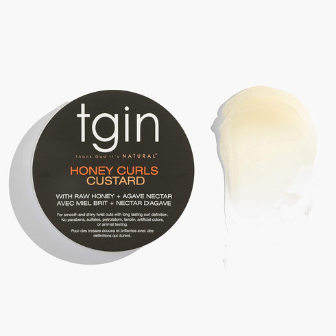 tgin Honey Curls Custard for Natural Hair - Dry Curly Hair - 12 Oz