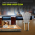 100 Pack Heavy Duty Plastic Clear Knives, Disposable Individually Wrapped, Sturdy Like Silverware, Perfect for Catering