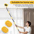 Mop,73Wall 15 Elbow Wall Cleaner Mop Cleaner with Long Handle,Ceiling Dust Mop with Bent Labor-Saving Extension Pole