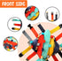 SENSORY4U Counting 2nd Buckle Pillow Sensory Fine Motor Development Toy Activity Plushie - OT Therapy Tool Threading