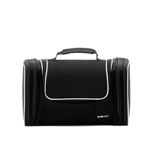 LAVIEVERT Toiletry Bag, Makeup Organizer, Portable Travel Kit for Business and Vacation (Black)