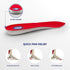 Pure Stride Full Length Insoles - Comfort Insoles for Metatarsals, Flat Feet, Pain Relief for Plantar Fasciitis, 1 Pair