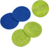 Qiwuhaven 4 Pack Microfiber Mop Pads For Electric Cordless Floor Cleaner Scrubber, Reusable Washable Replacement