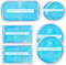 Reusable Gel Ice Packs for Injuries - Hot and Cold Compress, 7 Pack Cold Gel Ice Packs for Injuries
