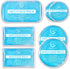 Reusable Gel Ice Packs for Injuries - Hot and Cold Compress, 7 Pack Cold Gel Ice Packs for Injuries