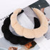 Spa Headband for Washing Face, Black Khaki Makeup Headband, Trendy Hair Accessories for Women.