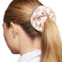 Kitsch Towel Scrunchie - Ultra Soft Microfiber Hair Ties for Women | Towel Scrunchies for Wet Hair | Large Scrunchies for Women's Hair | Wrist Towels for Washing Face, 2 pc (Terracotta Checker)