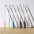 i-Laesh Crystal Mascara Wands Disposable - Eyebrow/Eyelash Brushes for Extensions, Makeup Tool 100 Pcs