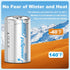 CR15h270 3V Lithium Battery, 850mAh CR-2 Batteries, 4 Count (Pack of 1)