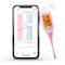 Smart Basal Thermometer for Ovulation Tracking, Digital Oral Body Temperature Thermometer with Backlit, BBT Thermometer