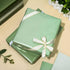 Whaline Sage Green Wrapping Paper Not Roll 4 Colors Gradient Green Gift Wrap Paper Folded Flat for Wedding Birthday