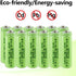 NiMH 1.2V 600mAh Rechargeable AA Batteries, Double A Rechargeable Batteries for Solar Lights, Mouse, Keyboard, 12 Pack