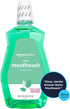 Amazon Basics Mint Mouthwash, Fresh Mint, 1.5 Liters, 50.70 Fl Oz (Pack of 1) (Previously Solimo)