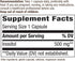 Nature's Way Inositol, 500 mg per serving, 100 Capsules