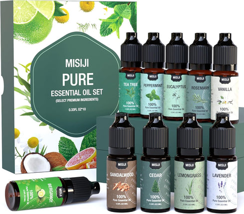 Essential Oils Set-MISIJI Essential Oils for Diffuser for Home,Diffuser Oils Scents for