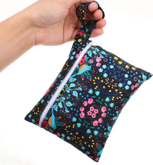PHOGARY Set Period(7 1, Reusable Menstrual Pads, Bamboo Cloth Pads for Heavy Flow with Wet Bag, Large Sanitary Pad