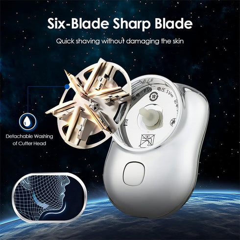 Mini Shaver Portable Electric Shaver, 2023 Pocket USB Rechargeable Razor for Men, Travel Electric Shaver