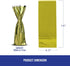 MT Products Gold Metallic Mylar Wine Gift Bags - 6.5" x 18", Pack of 25, Great for Wine Pull