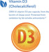 Allergy Research Group Super D3 Dietary Supplement - 60 Vegetarian Capsules for Bone & Immune Support with C & E,