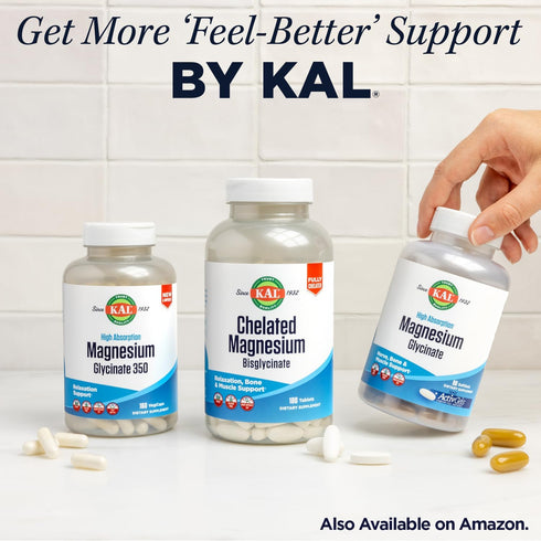 KAL Joint Support Supplement, Glucosamine Chondroitin MSM, 1500mg Glucosamine, 1200mg Chondroitin, 90 Tablets