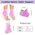 Set, 2 Prasacco Kids Ankle Brace Pairs Compression Socks & Adjustable Support Sleeves for Injury Prevention, MediumPink