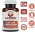 Natures Wellness Organic Ceylon Cinnamon - 1200 mg | Powerful Antioxidant | Maintains Joint Health and Mobility | Non-GMO | 60 Veg Capsules