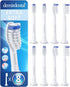 Extra Soft Toothbrush Heads - Compatible with Philips Sonicare - 8 Pack for Sensitive Teeth (White)