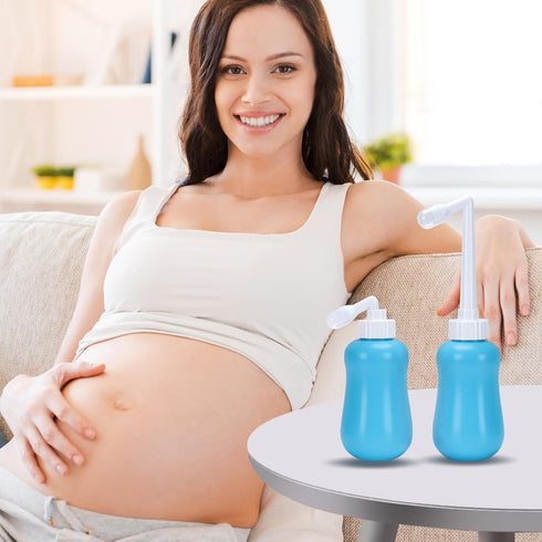 12oz Peri Bottle for Postpartum Care, Feminine Care Essentials, Blue
