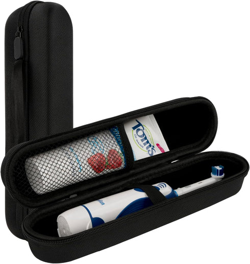 Linkidea Electric Toothbrush Travel Case Holder, Battery Toothbrush Carry Bag Compatible with Oral-b Pro 1500 8000,