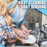 Kitchen Scrubbing Sponges - Heavy Duty Non-Scratch Multi-Surface Cleaner Sponges (6 Pack) for Fast Dish Cleaning